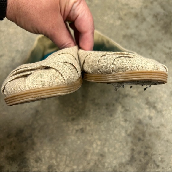 Blowfish Malibu‎ Ballet Glo Flats Women’s 10 Slip On EUC Tan/Linen B122 - Picture 7 of 12